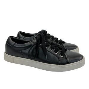 Frye & Co Women’s “Ivy” Low Lace Up Black Sneakers